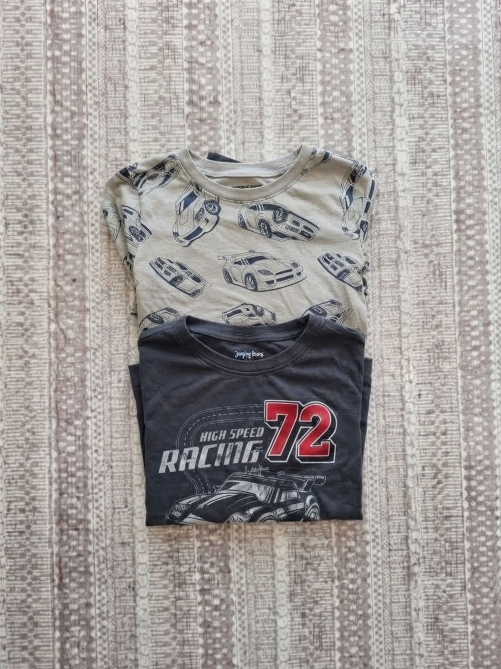 Jumping Beans Boys Long Sleeve Shirt Bundle Race Car Graphic Tee - Size 6